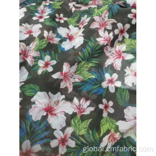 Lady Dress Polyester Chiffon Print Fabric 75D Hi-Multi Polyester Chiffon Printed Fabric Supplier